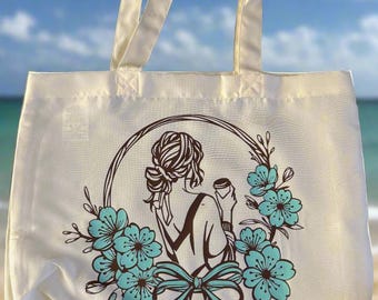 Bolsa de lona, elegante, duradera y reutilizable