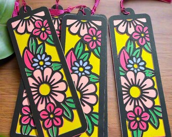 Marcapáginas, diseños en cartulina