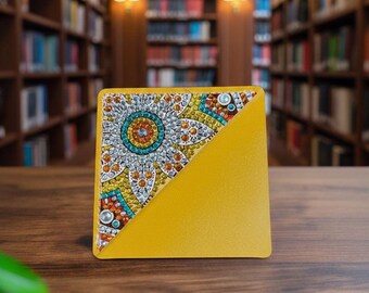 Marcapáginas de pintura de diamantes, brillo hecho a mano para tu lectura