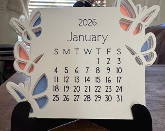 Mini calendario de escritorio