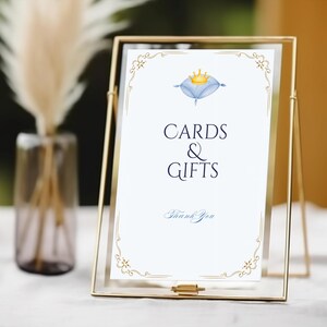 Il nostro modello di cartello da tavolo "Il piccolo principe", cartello per baby shower, cartello per bar Mimosa, tavolo dei regali, decorazione per libro degli ospiti, 5x7 e 8x10 modificabili su Canva, L109