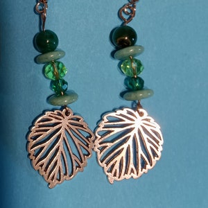 Leaf earrings