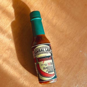 Sambal Lah Original Flavor, Handcrafted Artisanal Gourmet Sambal Sauce, Foodie Gifts, Unique Collections