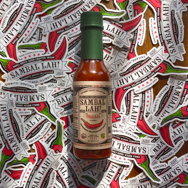 Sambal Lah Original Flavor - Handcrafted Gourmet Sambal Sauce