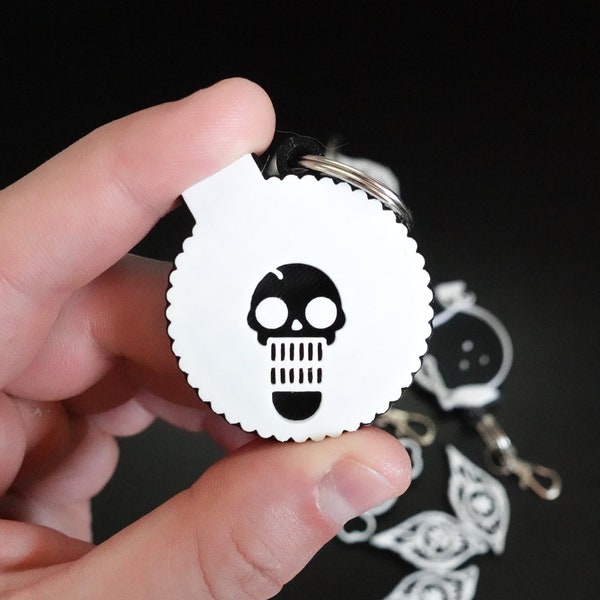 Brook Keychain - One Piece Anime 3D Printed Keychain - OnePiece Anime Keychain