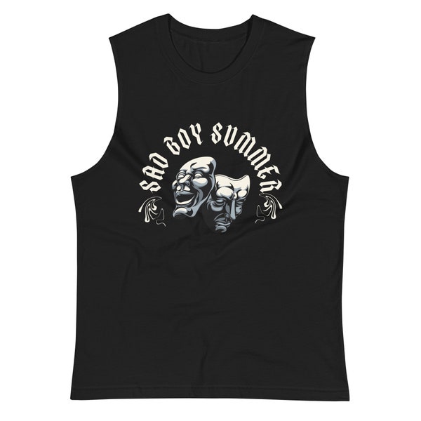 Sad Boy Summer Elder Emo Summer Concert Tank Top Muscle Shirt For Him