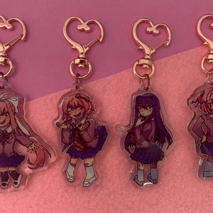 ドキドキ文芸部 キーチェーンセット Ddlc keychain - Etsy 日本