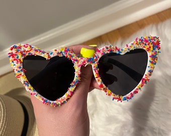 Custom Sprinkle Sunnies | Personalized Sprinkle Sunglasses | Adult Sunglasses | Birthday Sunglasses | Celebration Custom Shades