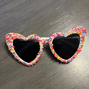 Custom Sprinkle Sunnies | Personalized Sprinkle Sunglasses | Adult Sunglasses | Birthday Sunglasses | Celebration Custom Shades image 5