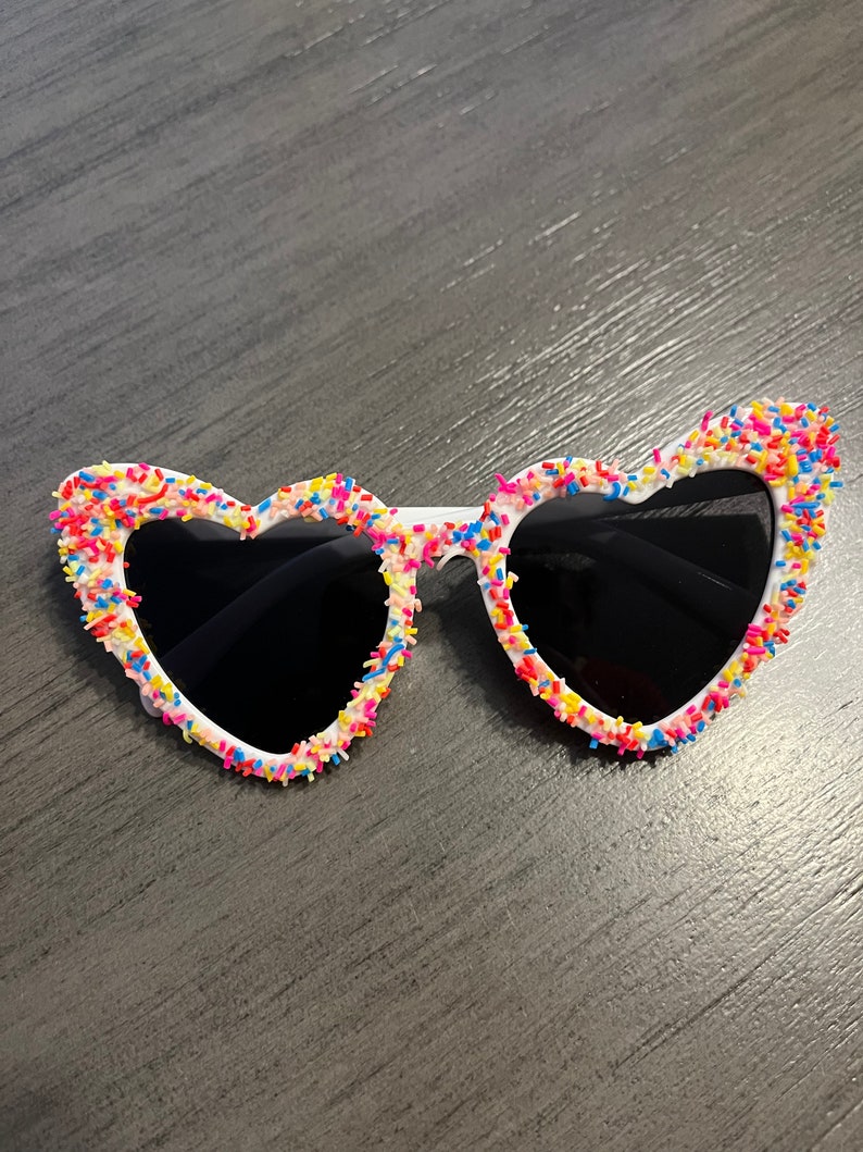Custom Sprinkle Sunnies | Personalized Sprinkle Sunglasses | Adult Sunglasses | Birthday Sunglasses | Celebration Custom Shades image 5