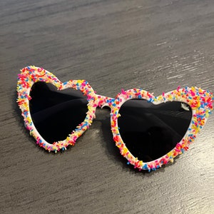 Custom Sprinkle Sunnies | Personalized Sprinkle Sunglasses | Adult Sunglasses | Birthday Sunglasses | Celebration Custom Shades image 2