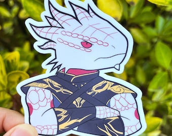 Baldur's Gate 3 Dark Urge Pout Sticker