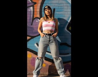 FB County Charlie Brown Tube Top