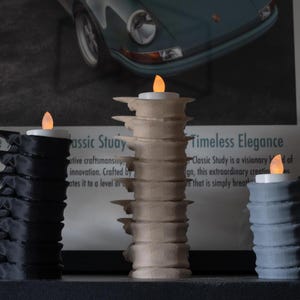 Skeleton LED Tea Light Holder - Original and Unique Halloween Decor, 3D Printed, Professor Skeleton Candle, Harry, Lupin