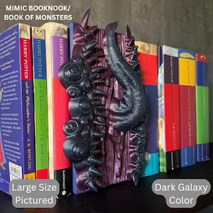 Mimic Book Nook | Tabletop Fantasy, Role Play RPG, Gaming Cosplay Props, Dungeons and Dragons DnD, Book of Creatures, Monster Book
