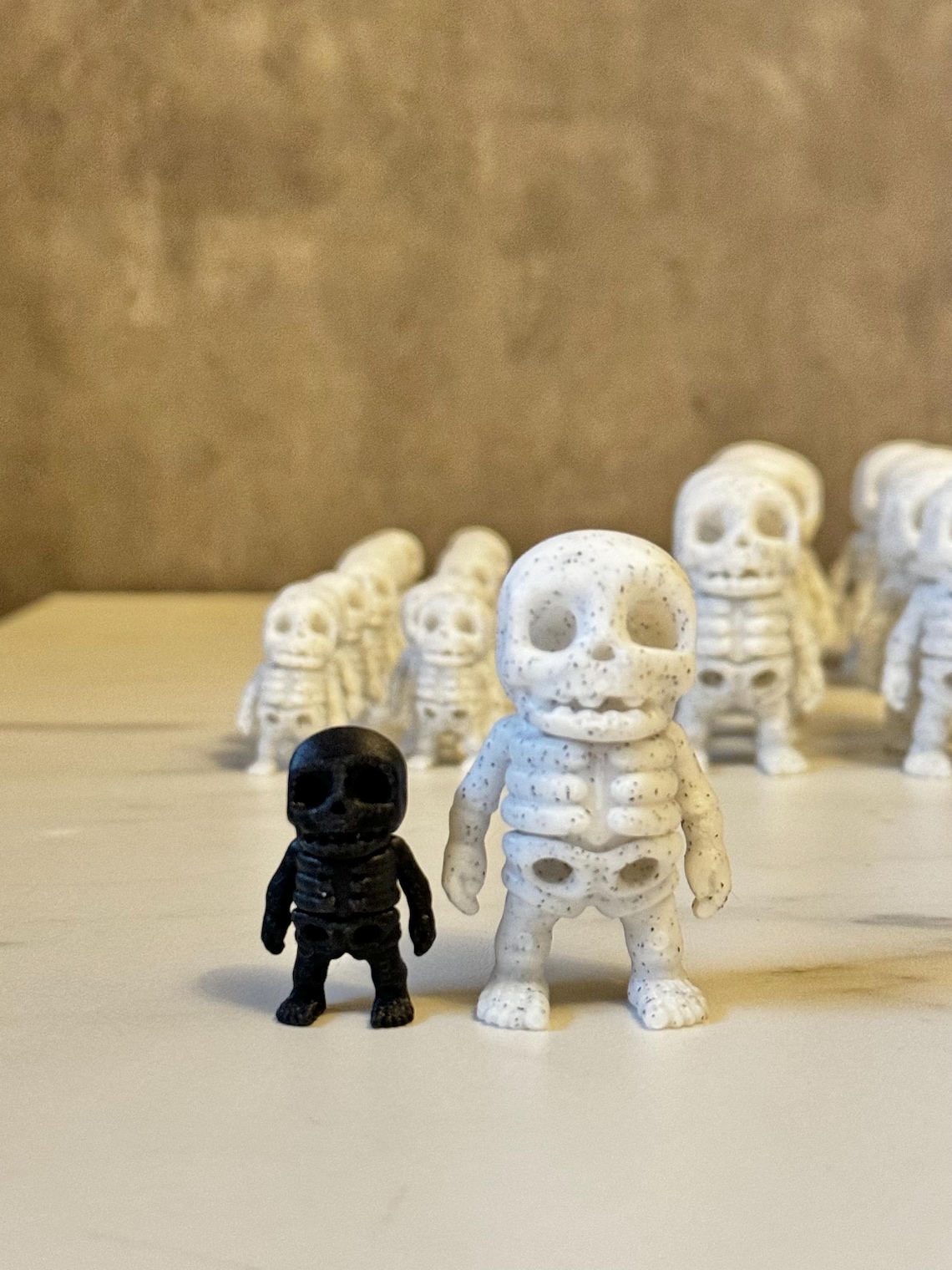 Spooky Mini Skeletons - Halloween Decor Set | Tiny Articulating ...