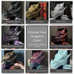 Dragon Book Nook, Fourthwing Bookshelf Decor, Bookish Gift, Bookends image 3
