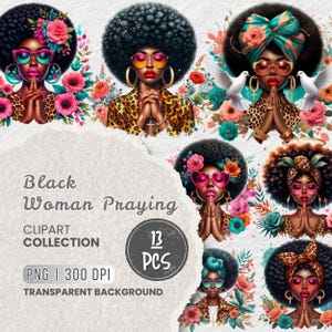 Black Woman Christian Png, Black Woman Png, Black Girl Png, Jesus Png, Afro Girl Png, Pray Png, Christian Quotes Png, Sublimation Design