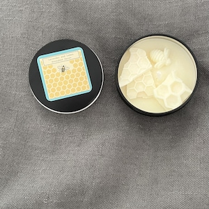 4 oz. Lemon and Lavender Honeybee Haven Handmade Candle