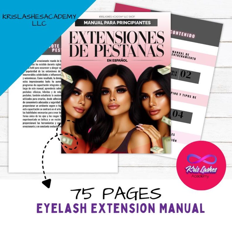 Eyelash Extensions Training Guide -editable Canva Manual -lash Training ...