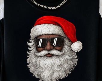Schwarzer Weihnachtsmann Hintergrund – Afroamerikanischer Weihnachtsmann, 180 X 110 Cm, Mit Seil