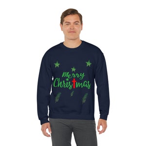Christmas Sweatshirt for Men Women Pullover Sweater Crewneck Long Sleeve Top