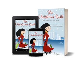 Portada del libro prediseñada The Christmas Rush