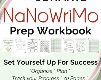 NaNoWriMo prep | Author writing tools | NaNoWriMo organization | NaNoWriMo planning guide | word count tracker | Writing progress tracker