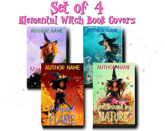 Premade book covers, Affordable book covers, Professional book cover designer, Witchy book cover design, Witch-themed book covers