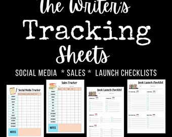 Social Media Tracking, Grow Social Media, Tools for Writers, Writing Resources, Social Media Planning, Writing Printables, Productivity