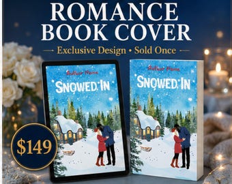 Vorgefertigte Weihnachtsromanze Buchcover, Urlaubsromanze Cover, Winterromanze eBook Cover, Romanze Cover, Selbstveröffentlichendes Cover Indie Autoren