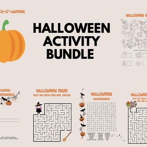 Halloween-activiteitenbundel