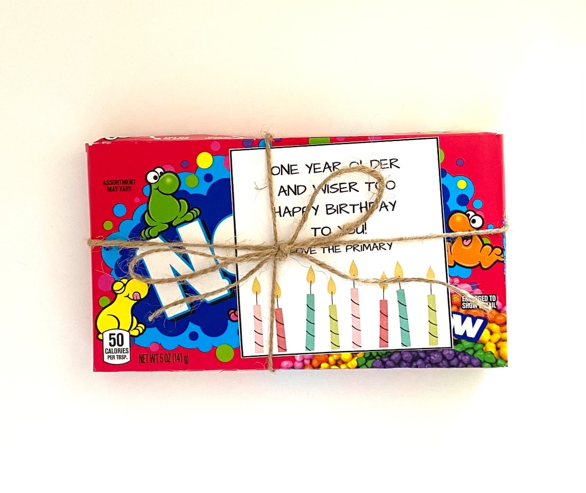 LDS Primary Birthday Tag - Etsy