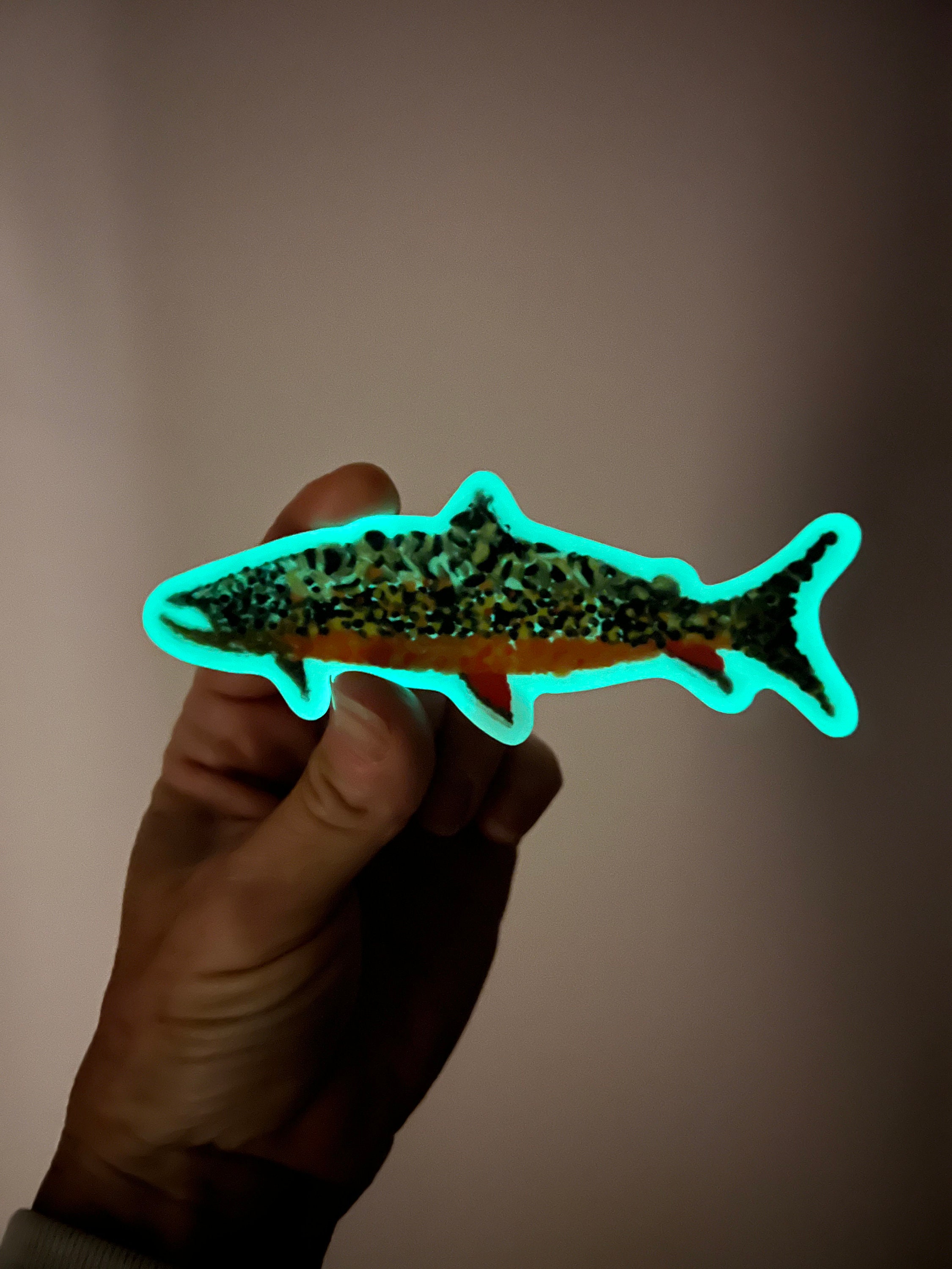 Glow in the Dark Stickers Fish 