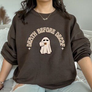 Death Before Decaf Crewneck