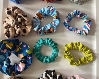 Colourful Hair Scrunchies