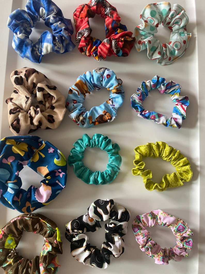 Colourful Hair Scrunchies zdjęcie 1