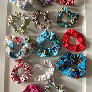 Colourful Hair Scrunchies zdjęcie 2