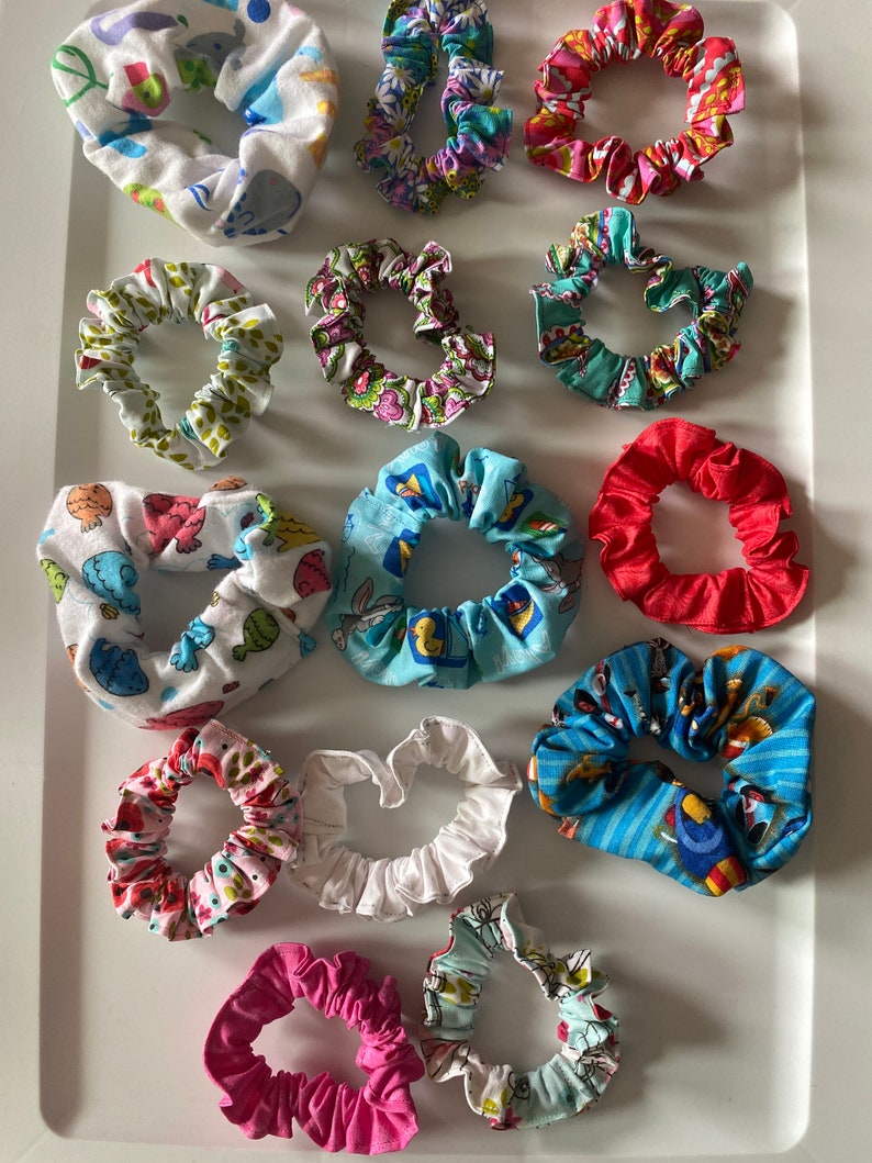 Colourful Hair Scrunchies zdjęcie 2