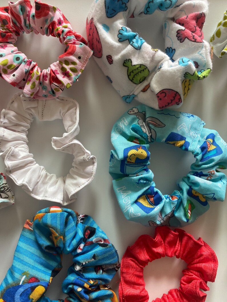 Colourful Hair Scrunchies zdjęcie 4