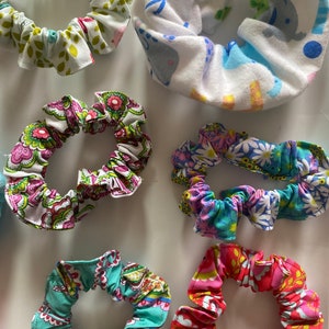 Colourful Hair Scrunchies zdjęcie 3