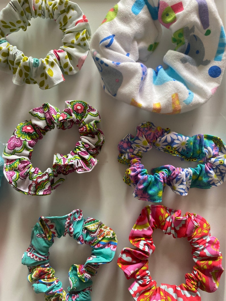 Colourful Hair Scrunchies zdjęcie 3