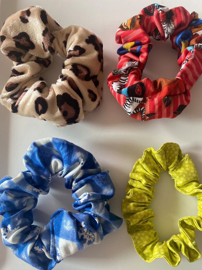 Colourful Hair Scrunchies zdjęcie 6