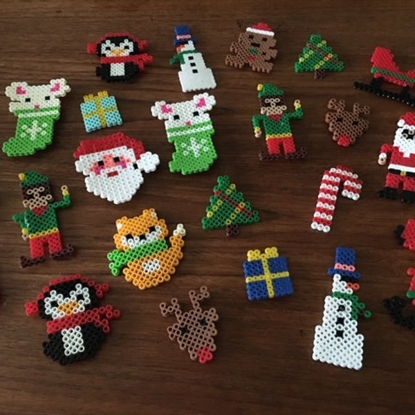 Themed Perler Bead Magnets