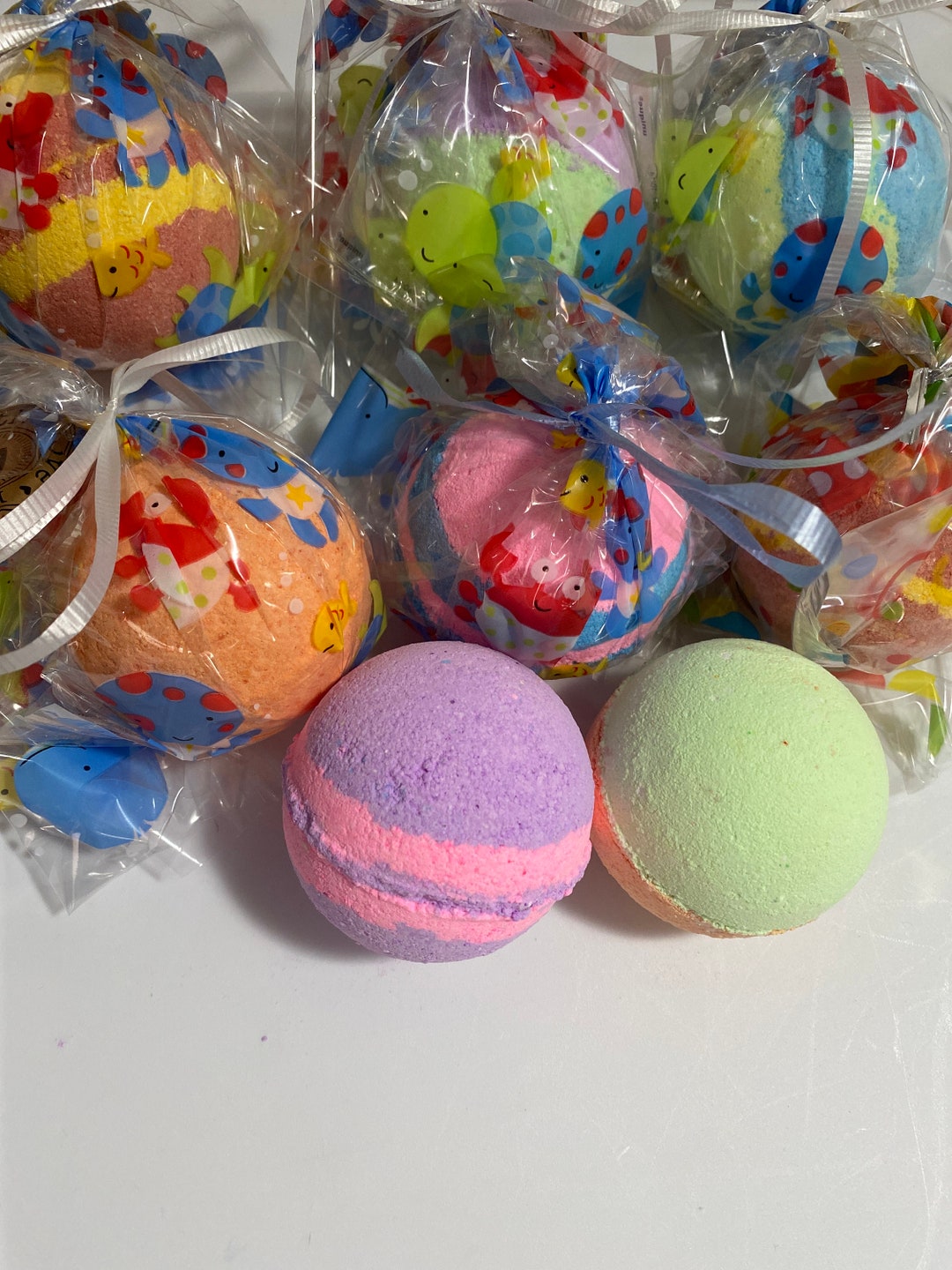 Toy Surprise Bath Bombs Etsy