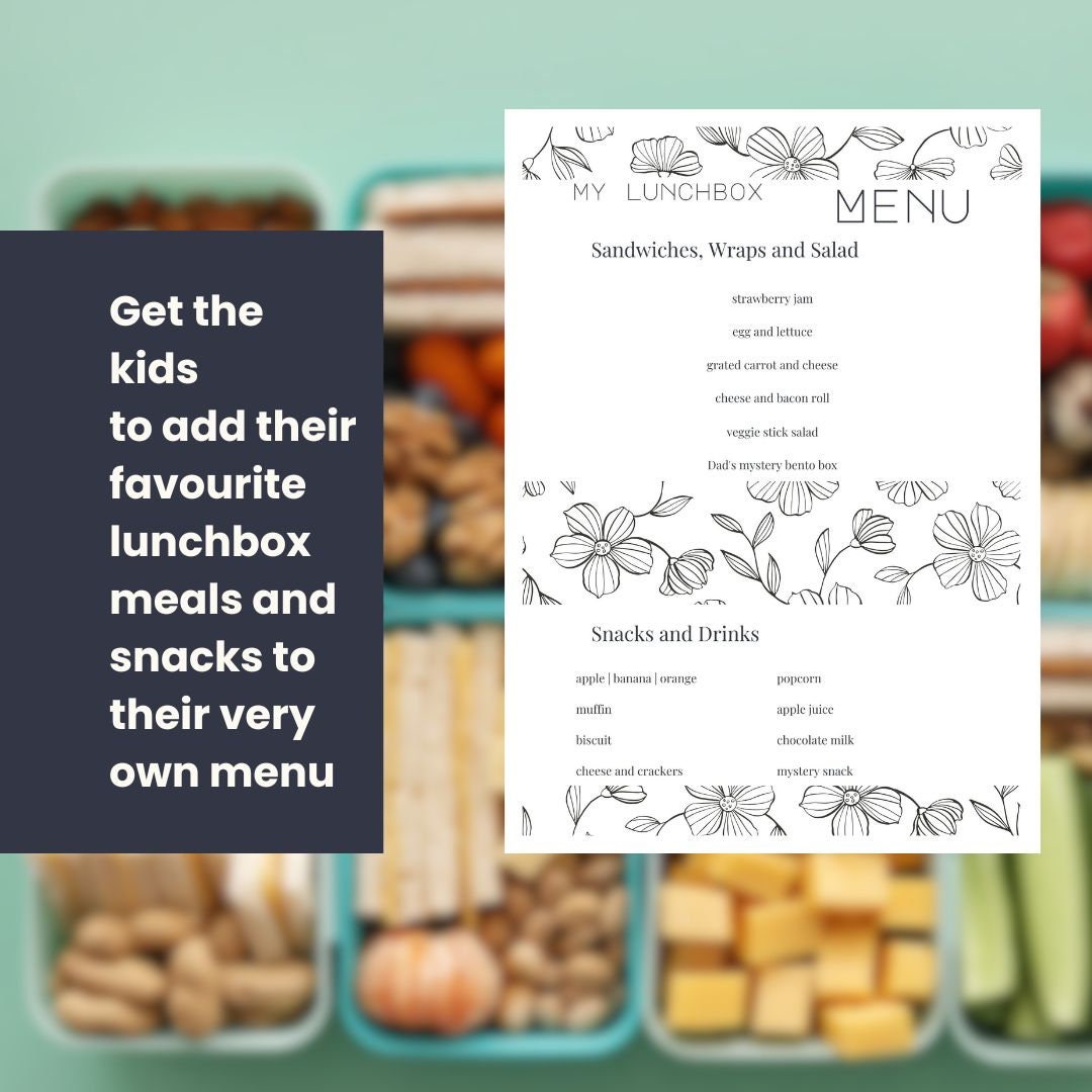 Editable Lunchbox Menu & Order Form Template (canva) - Etsy