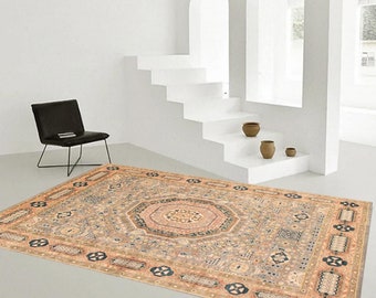 9x12 Rug, 9x12 Vintage Rug, 9x12 Turkish Vintage Wool Rug, Oversize Vintage Rug, Large Area Rug, 9x12 Area Rug, Gray Green Area Rug, Antique