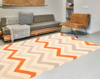 9x12 Area Rug, 9x12 Zigzag Kilim, 9x12 Oversize Oversized Kilim Rug, Large Area Rug, 9x12, Wool Jute Handmade Kilim, 9x12 Rug, Gift Rugs