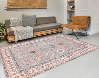 8x12 Area Rug, 8x12 Vintage Rug, 8x12 Oversize Blue Vintage Rug, Oversize Vintage Rug, Large Area Rug, 8x12 Rugs, Oversize Blue Rug, Antique