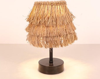 VINTAGE INSPIRED TABLE Lamp  Cordless Table Lamp  Battery Powered Retro Lamp Table Lamp Handmade Table Lamp Nostalgic Kitchen Lamp Gift